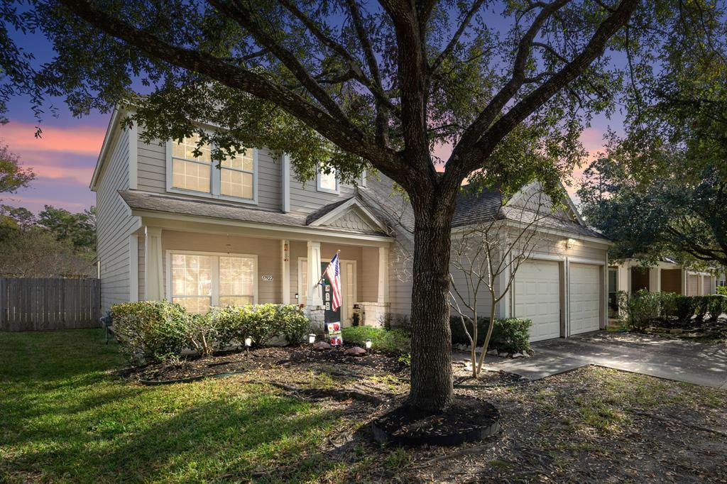 Stunning Front View! Featuring a classic design and thoughtful landscaping, this home exudes warmth and elegance from the moment you arrive.