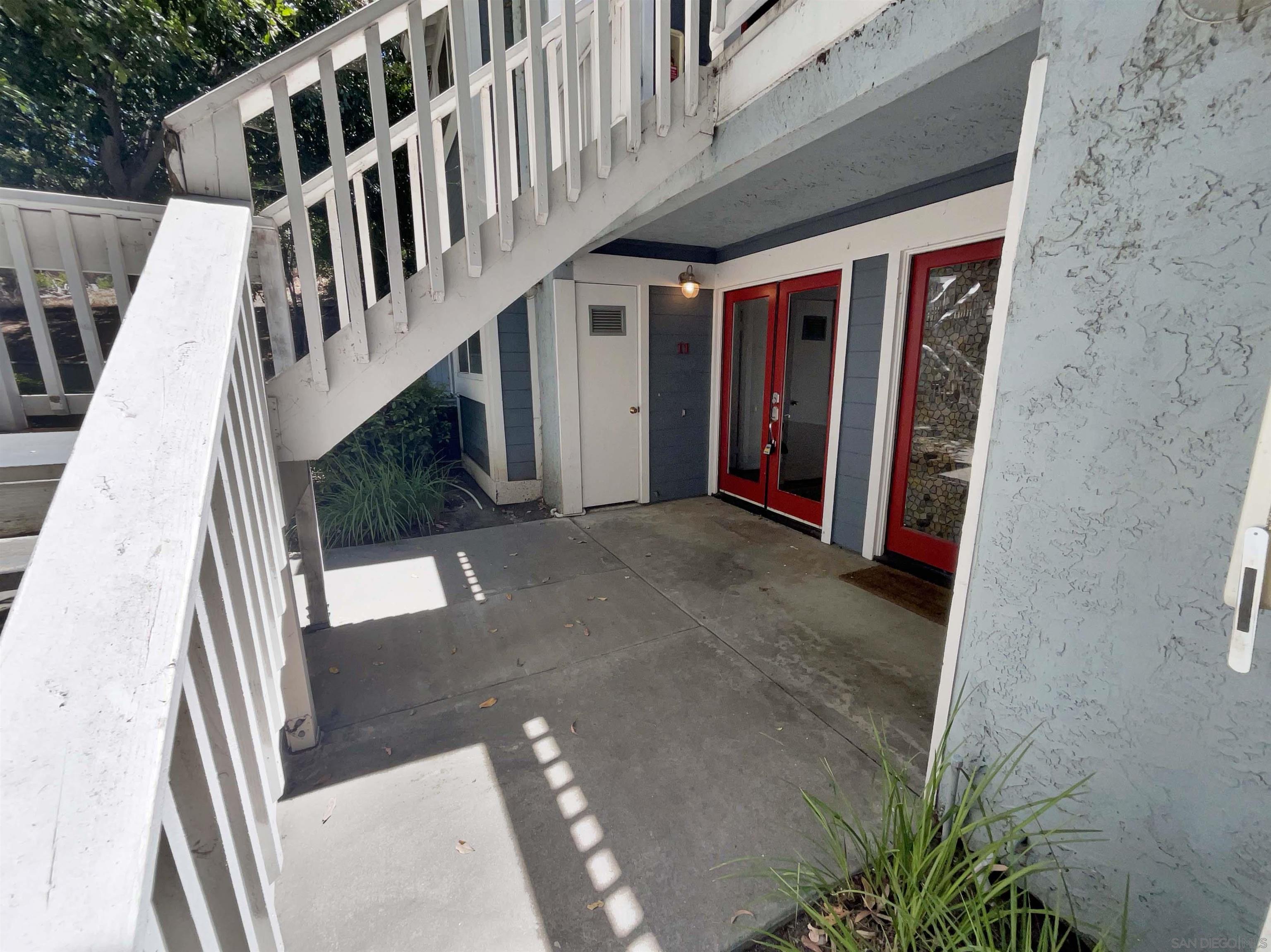 a view of an entryway with staircase