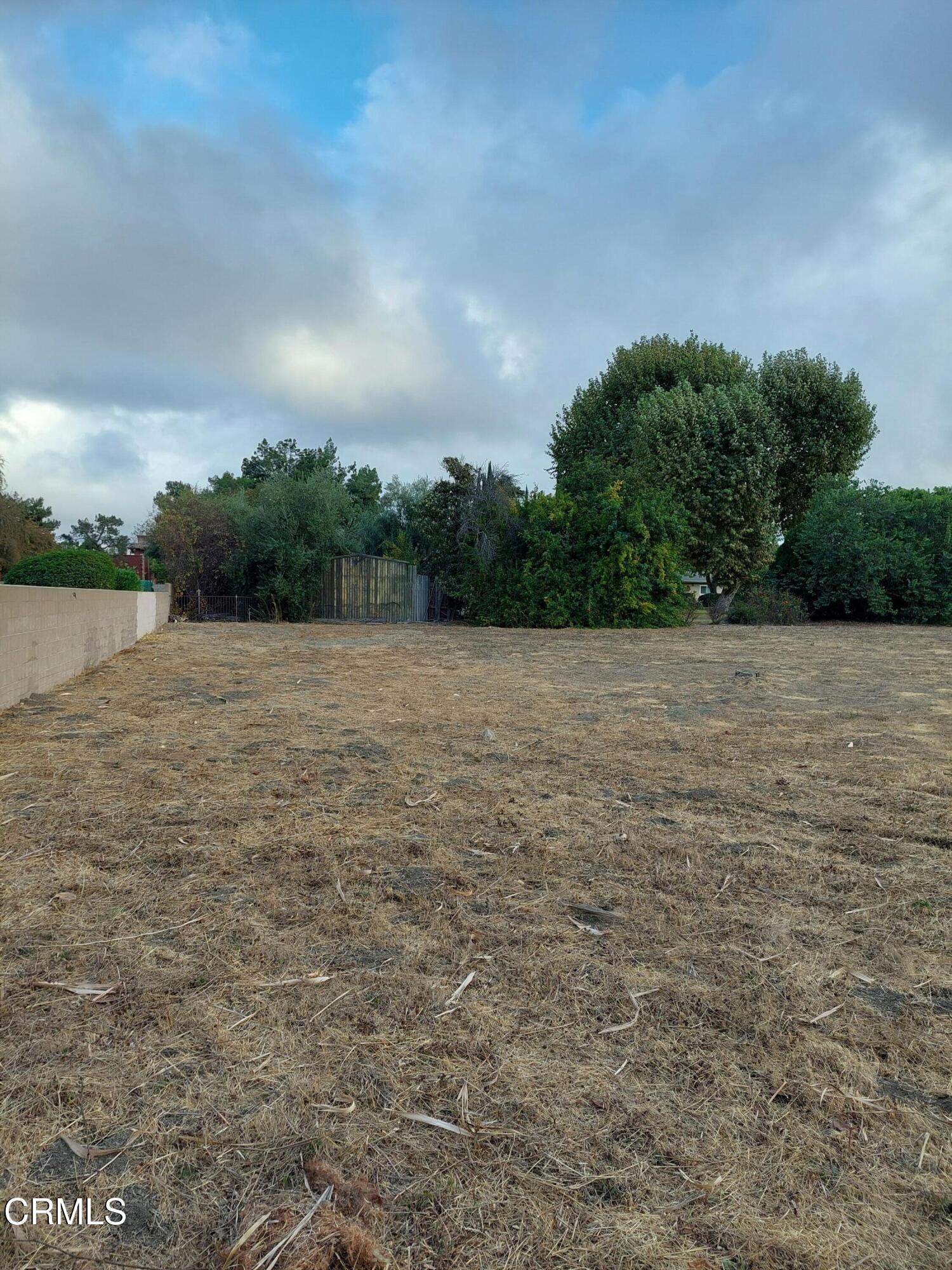 View of lot from the sidewalk