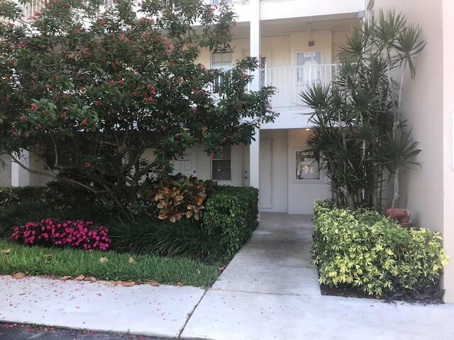 a house view with a garden