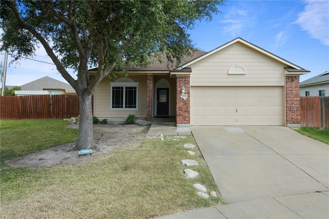 a front view of house with yard