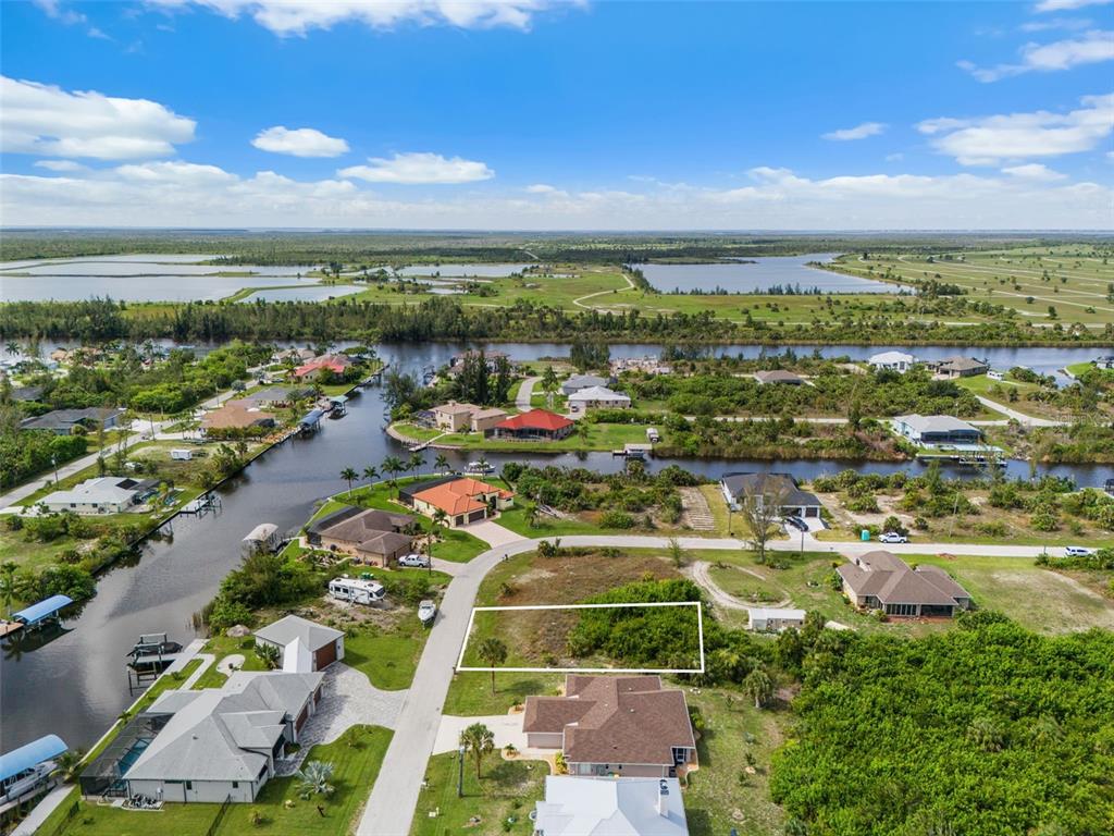 an aerial view of residential building with outdoor space