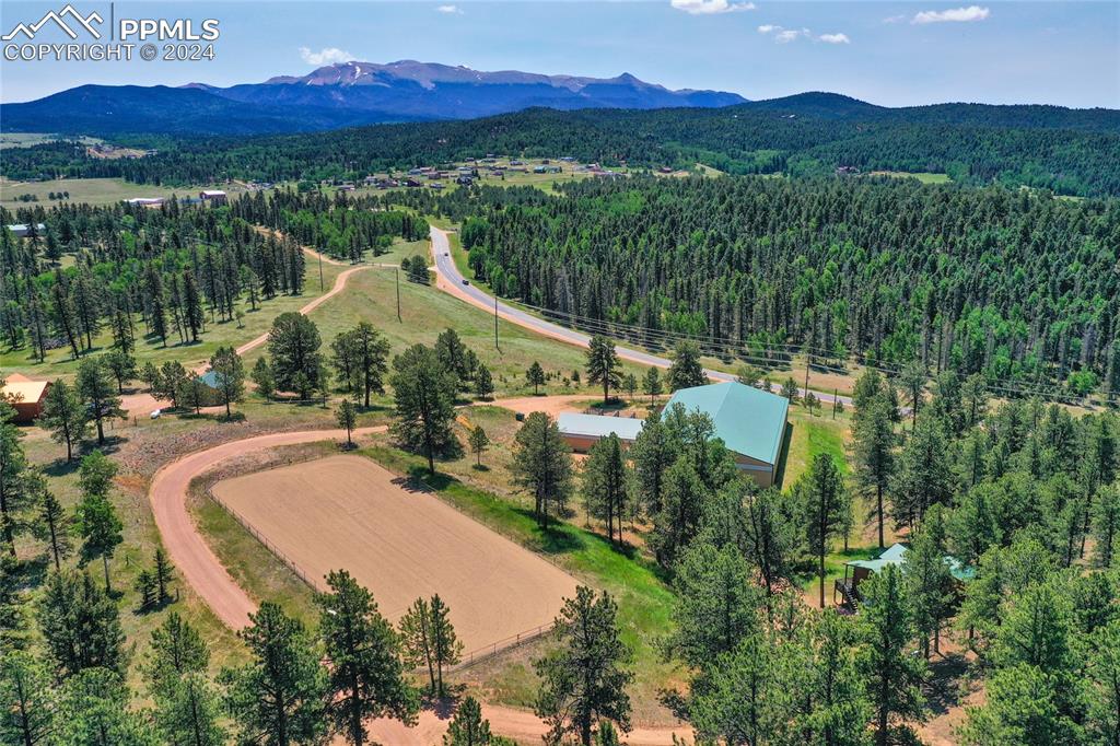 Pikes Peak, Indoor/Outdoor Arena, Barn and Home