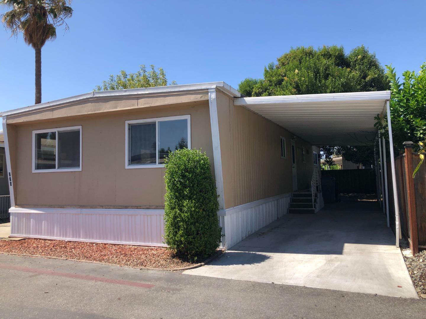 front view of a house with a garage