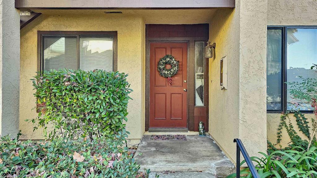 view of front door of house