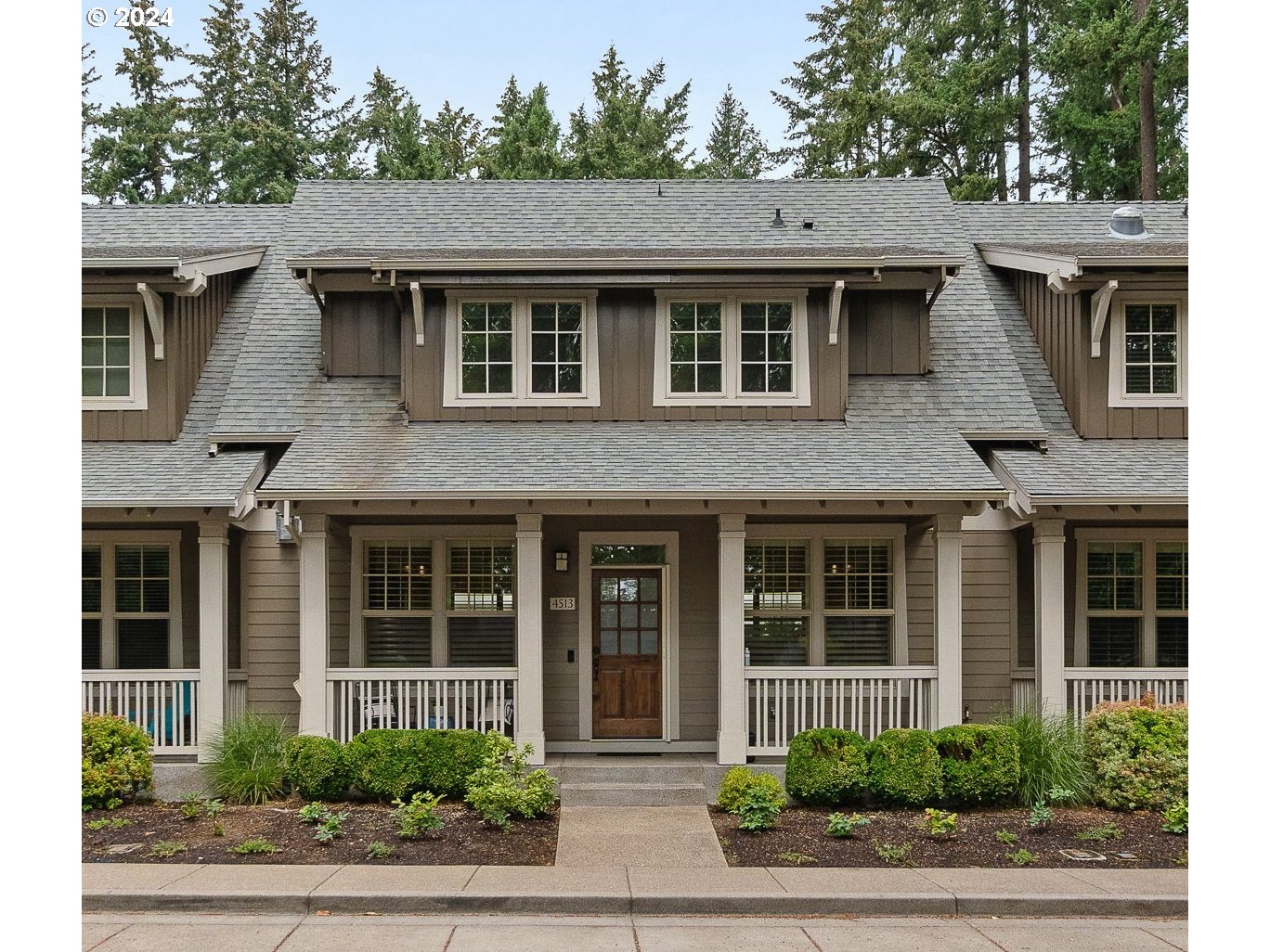 a house that has a large window in it