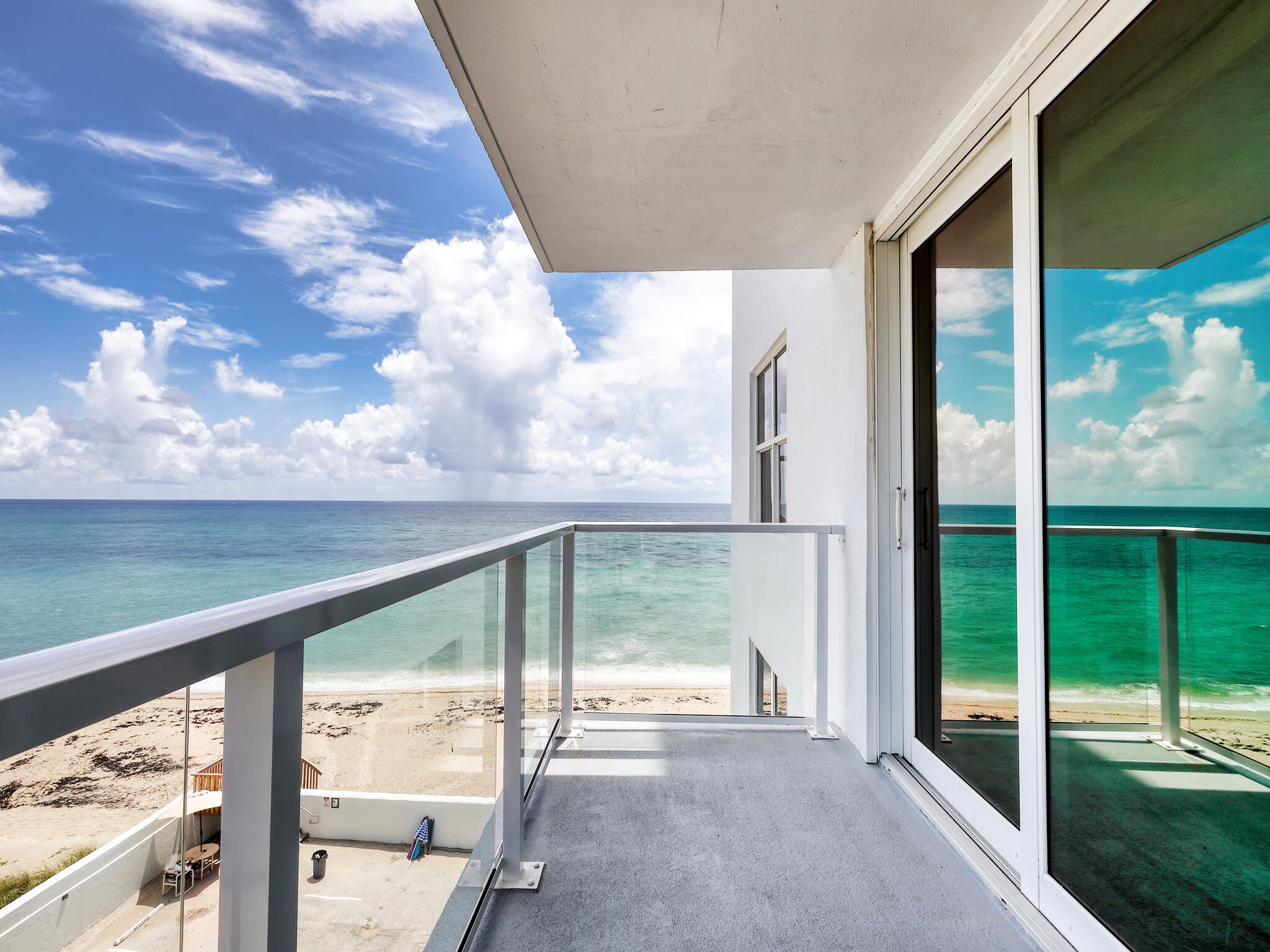 Ocean View from Balcony