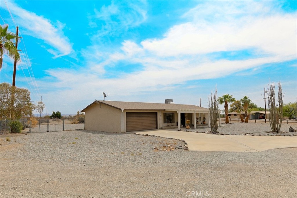 a view of a house with a outdoor space