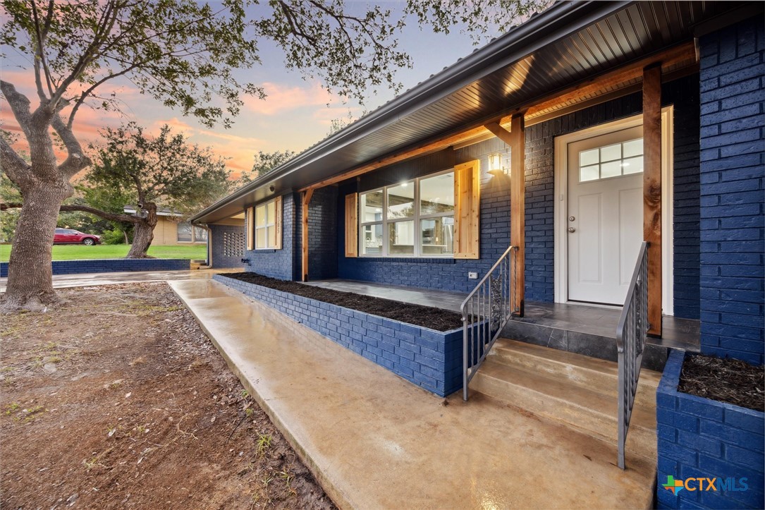 a view of outdoor space and deck