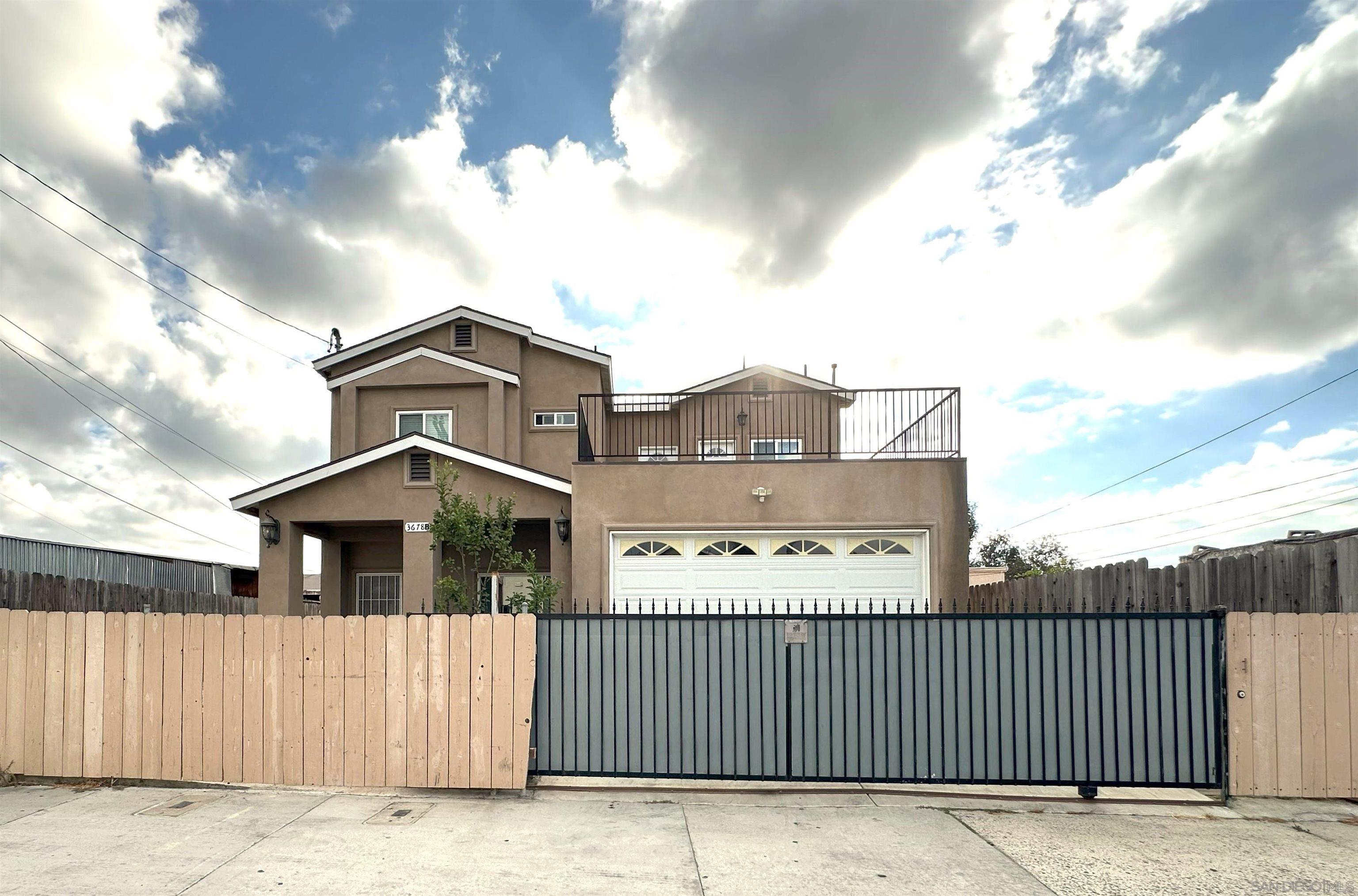 front view of a house