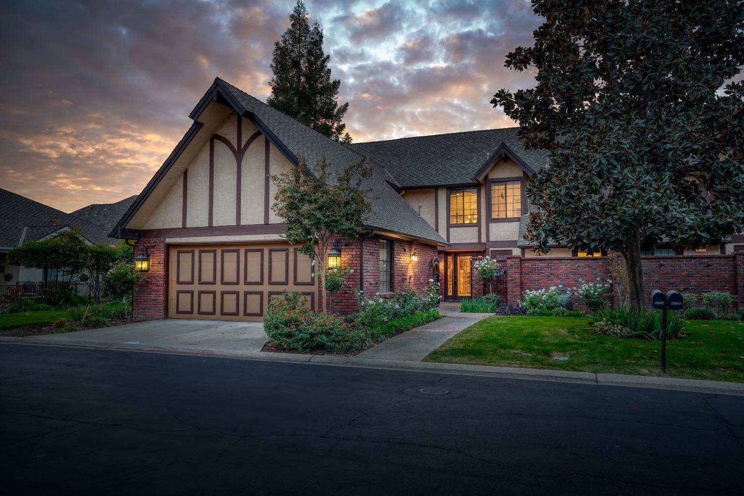 front view of house with a yard