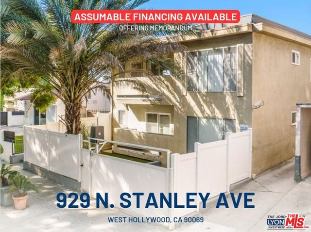 $2,595,000 | 929 North Stanley Avenue | West Hollywood Vicinity