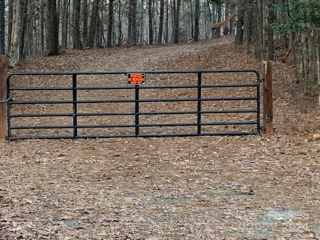 a view of a wooden fence