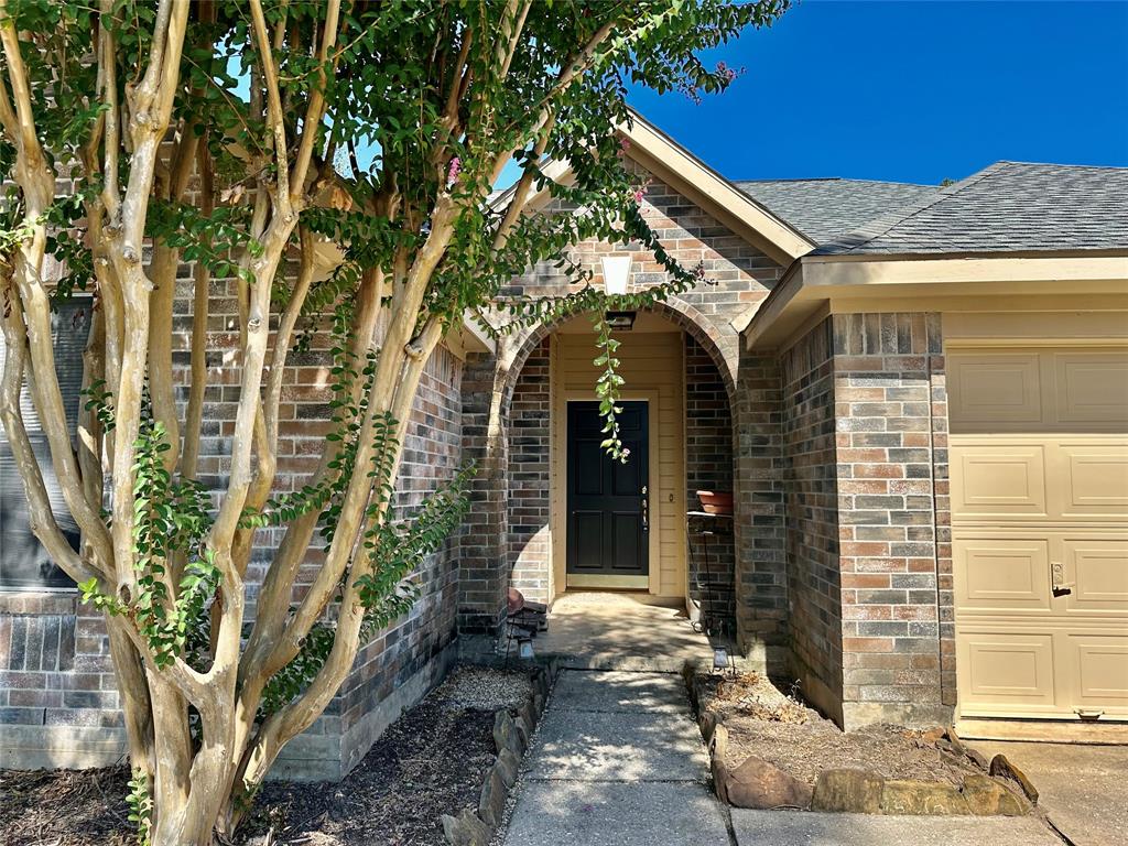 a view of a house with a tree