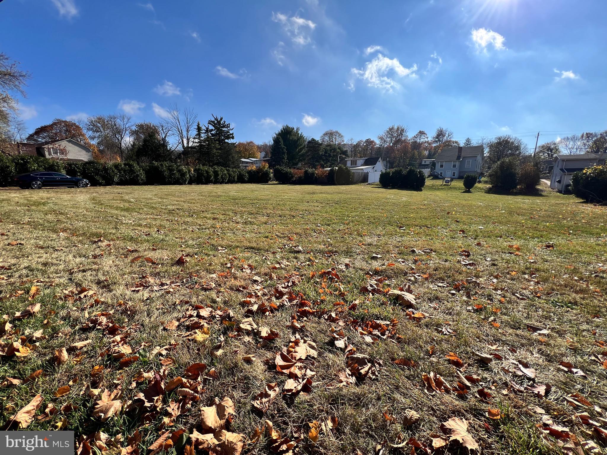 a view of a green field