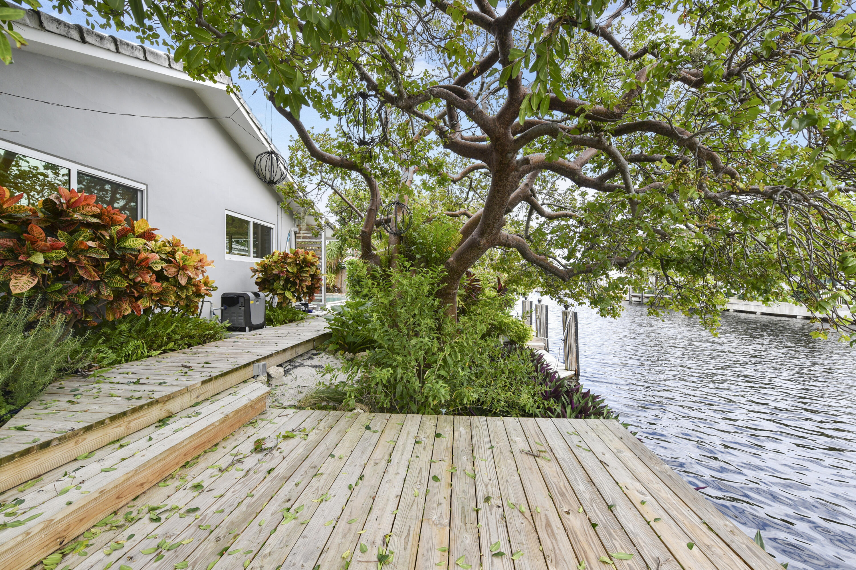 a view of outdoor space and deck