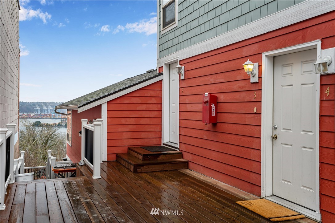 a view of outdoor space and deck