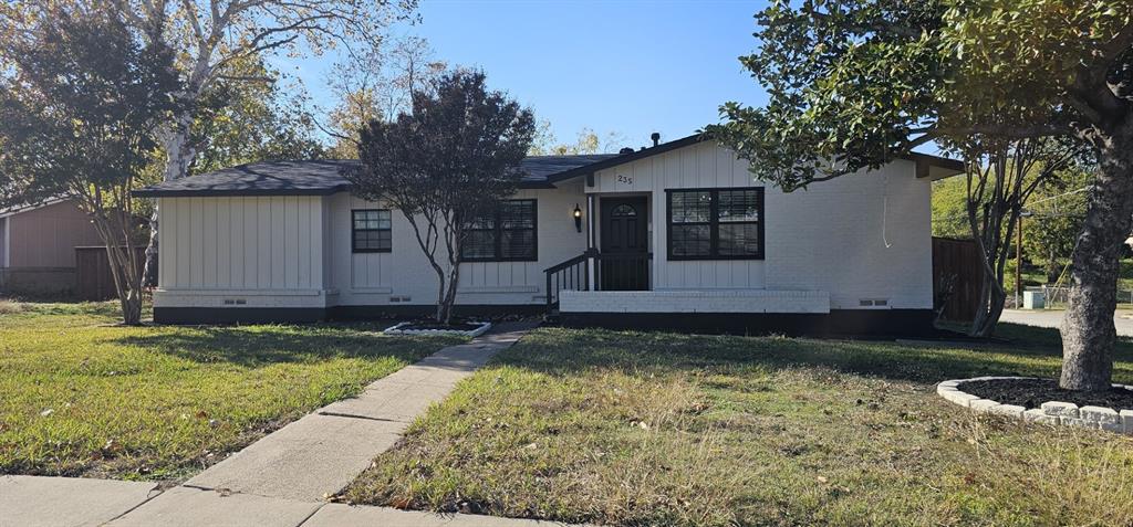 a house with a yard