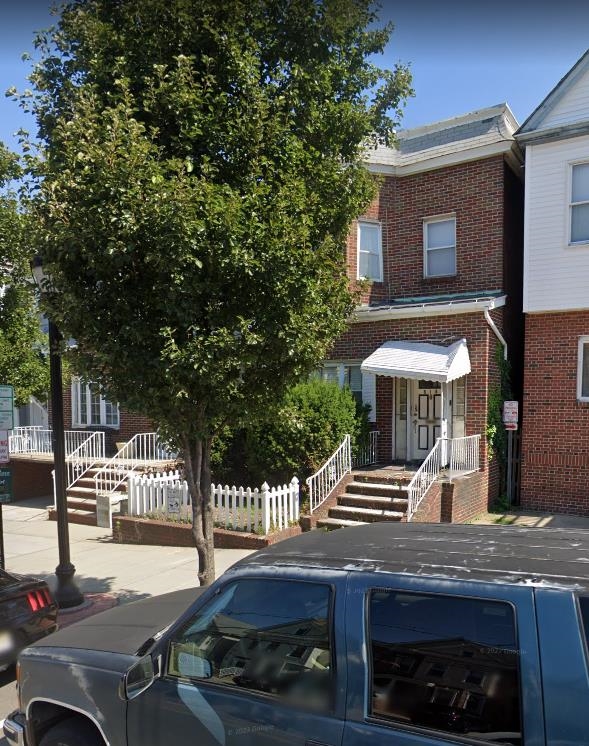 a view of a house with a patio