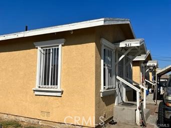 a front view of a house with balcony