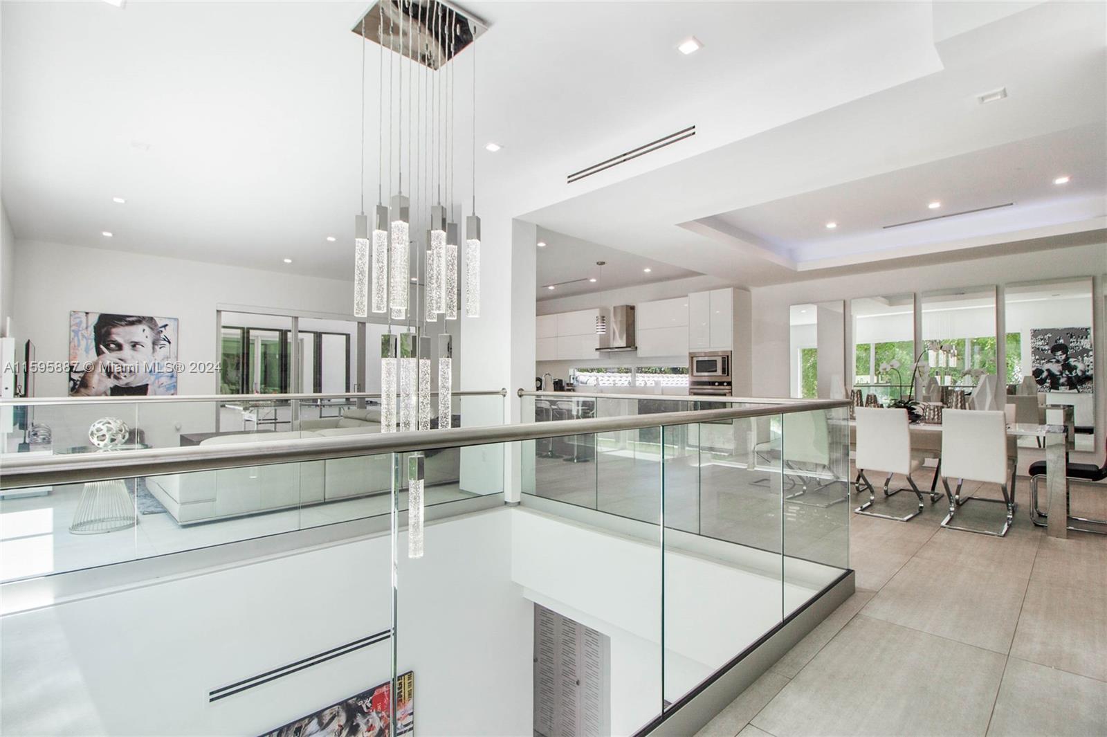 a kitchen with counter top space cabinets and appliances