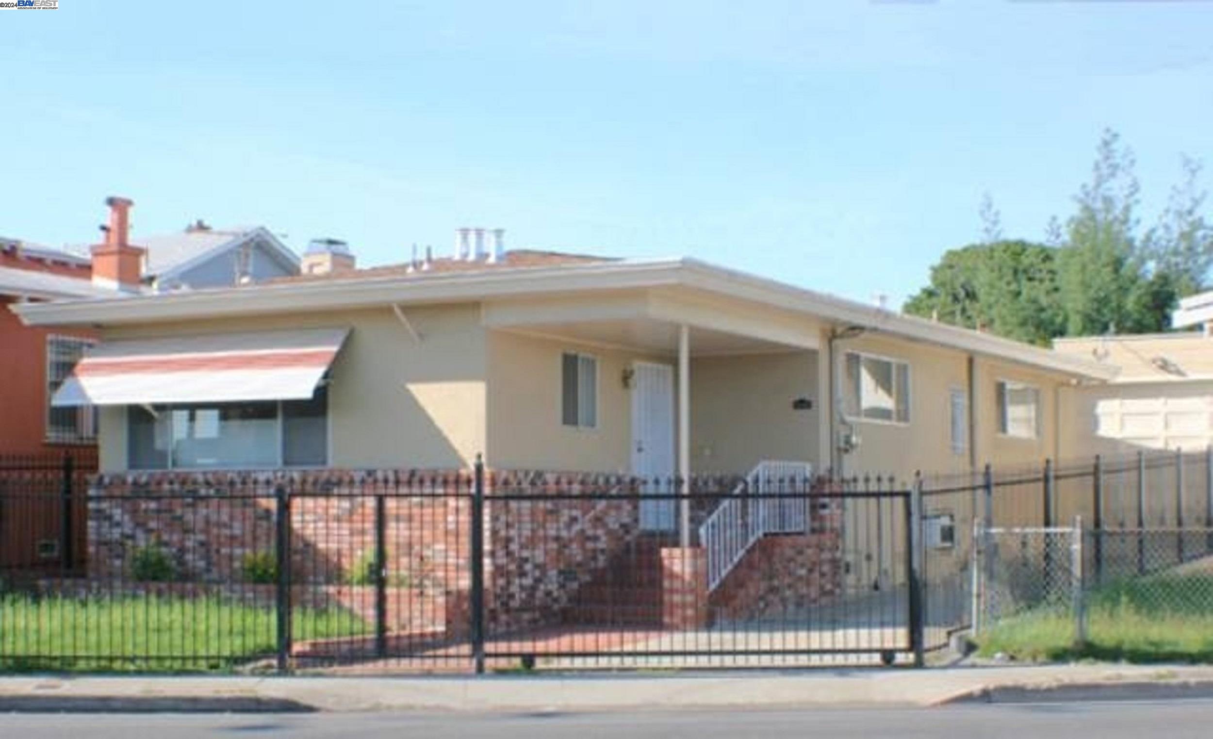 a front view of a house with a porch