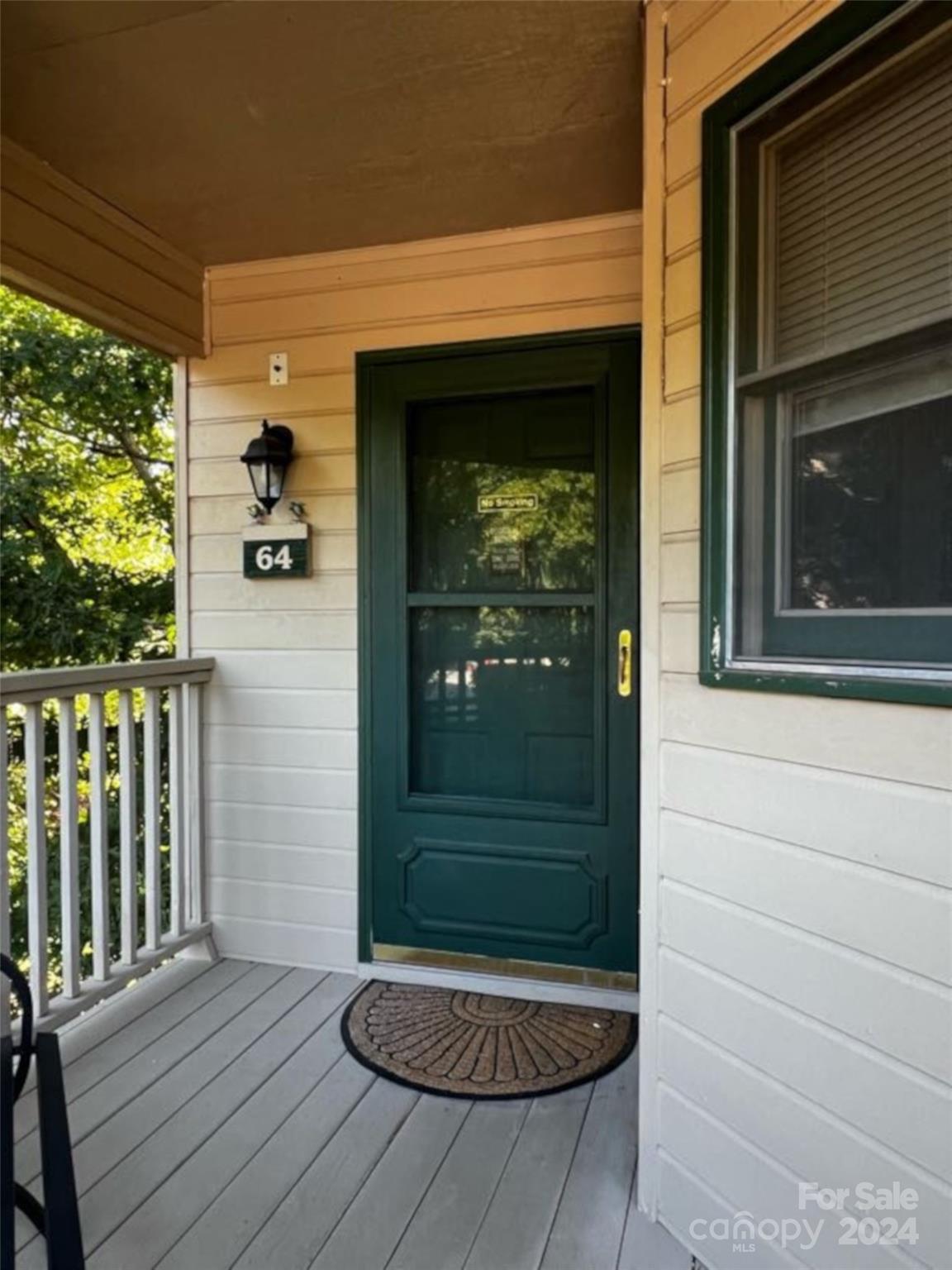 a view of outdoor space and porch