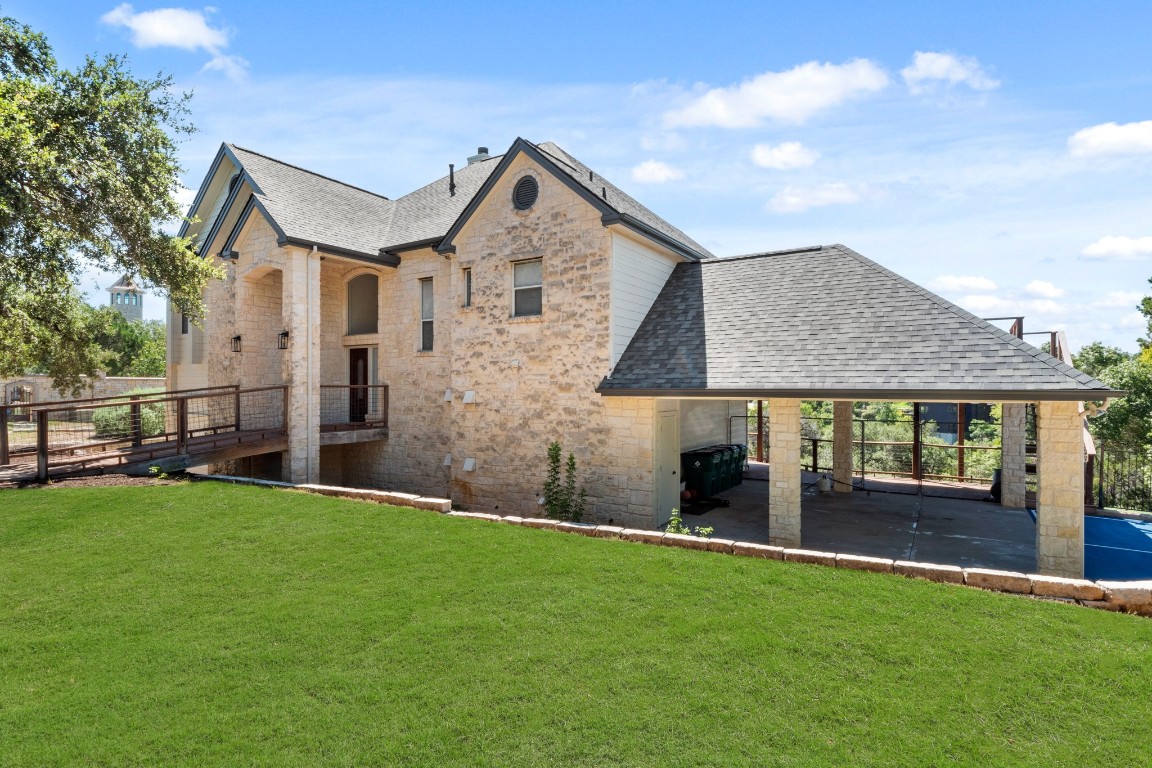 Main house includes 4 bedrooms, 2 balconies, 2 living spaces, and a pickleball court!