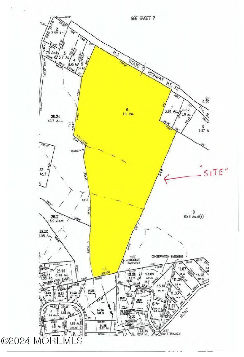 111 acres tax map pic