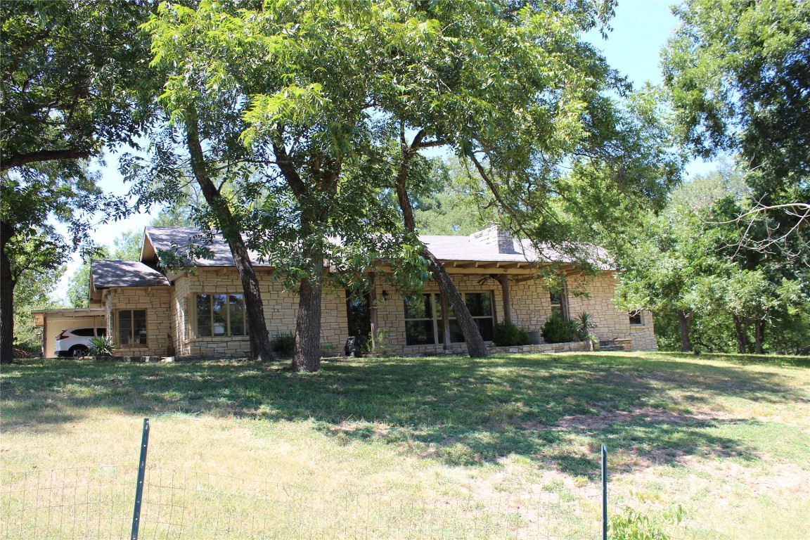 a front view of house with yard