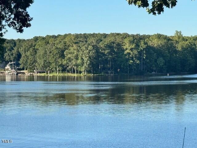 a view of a lake view with mountain