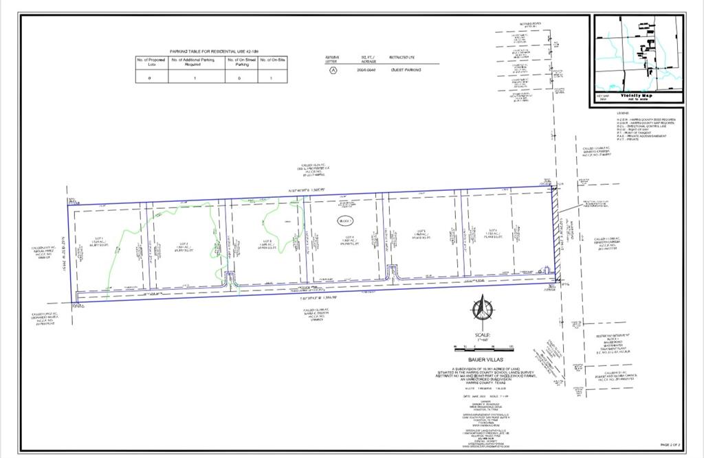 The property is in the process of being replotted