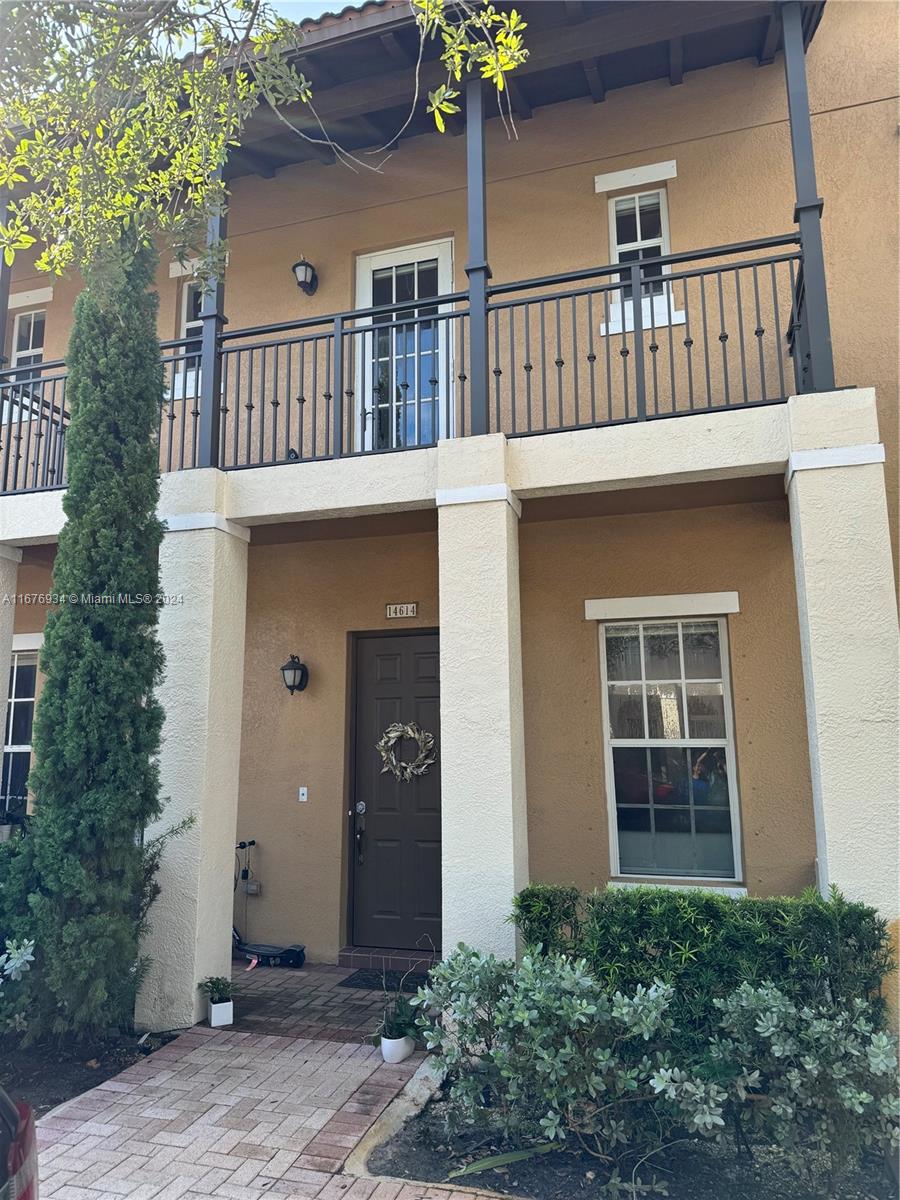 front view of a house with a porch