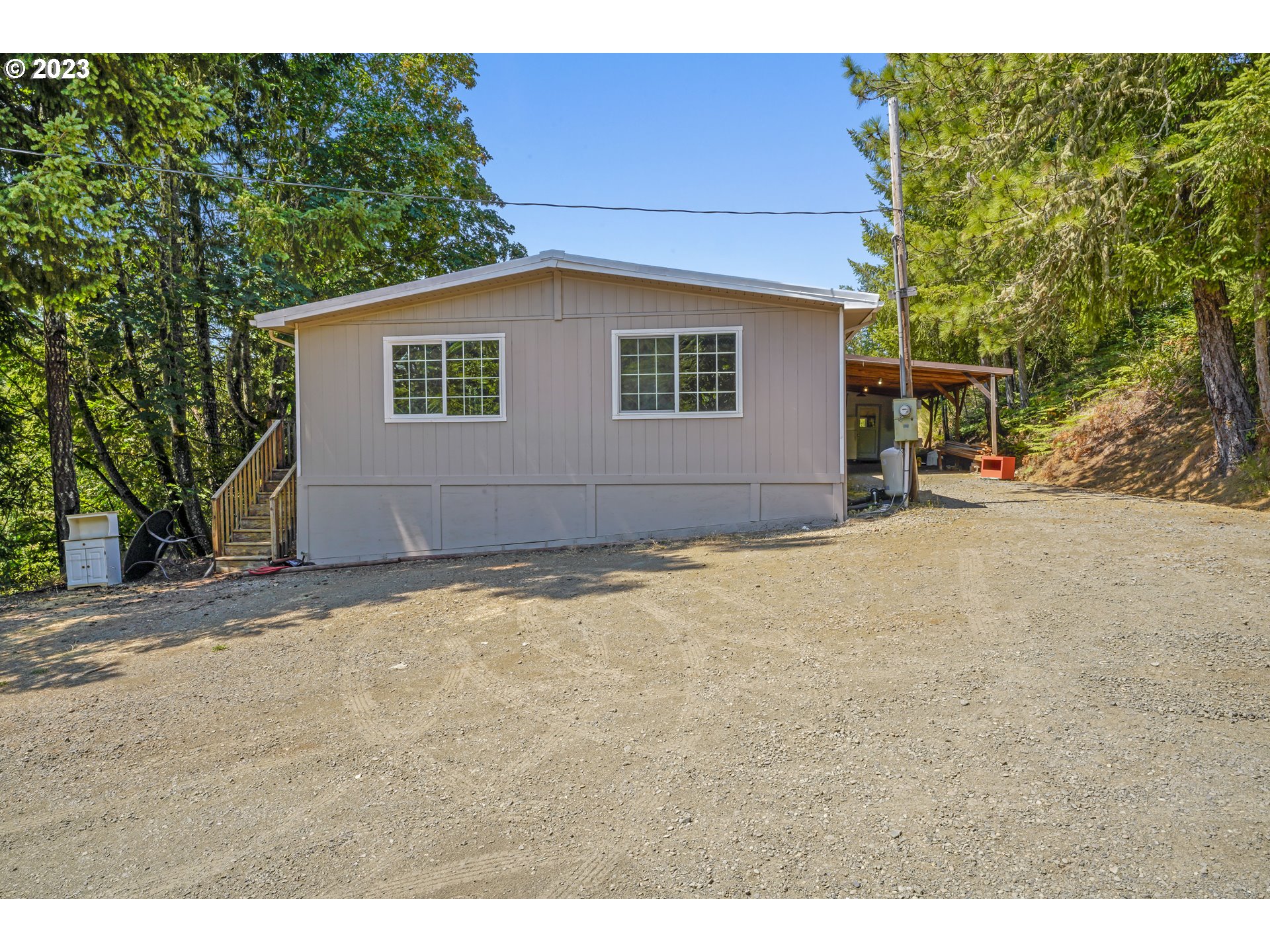 a view of outdoor space and yard