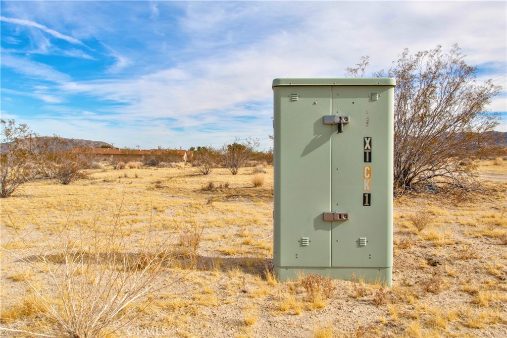 a view of a door