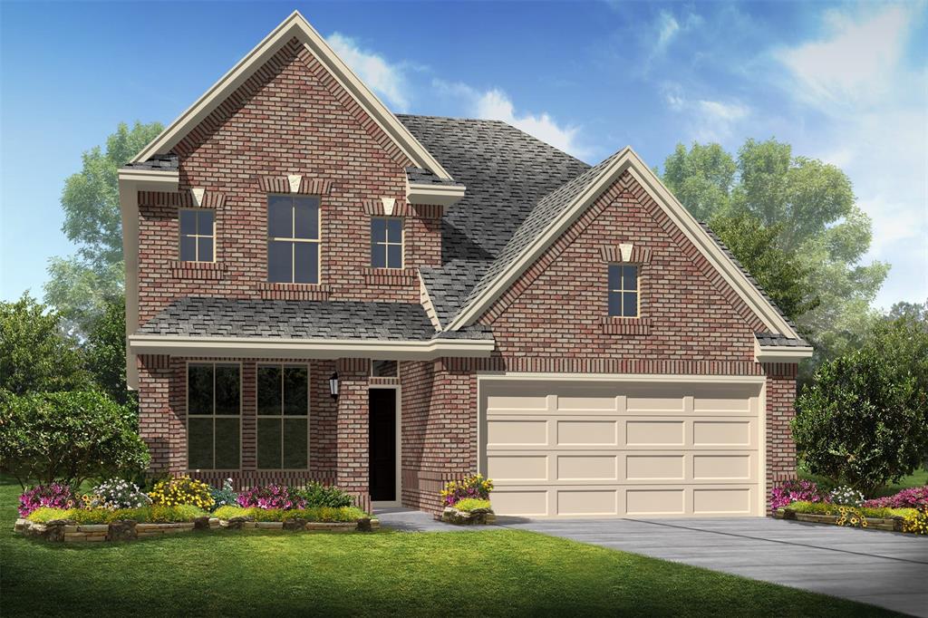 Stunning Palmer II home design by K. Hovnanian® Homes with elevation C in beautiful Lexington Heights. (*Artist rendering used for illustration purposes only.)