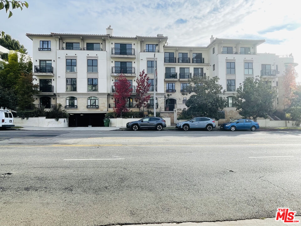 a building with a street view