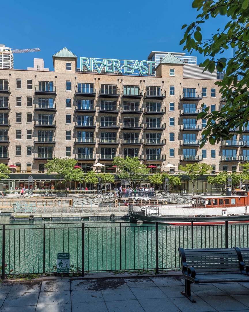 a view of a building with a lake view