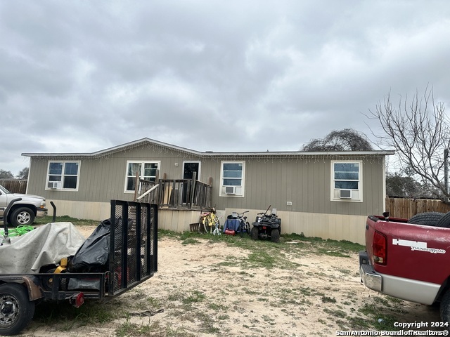 a house view with a seating space