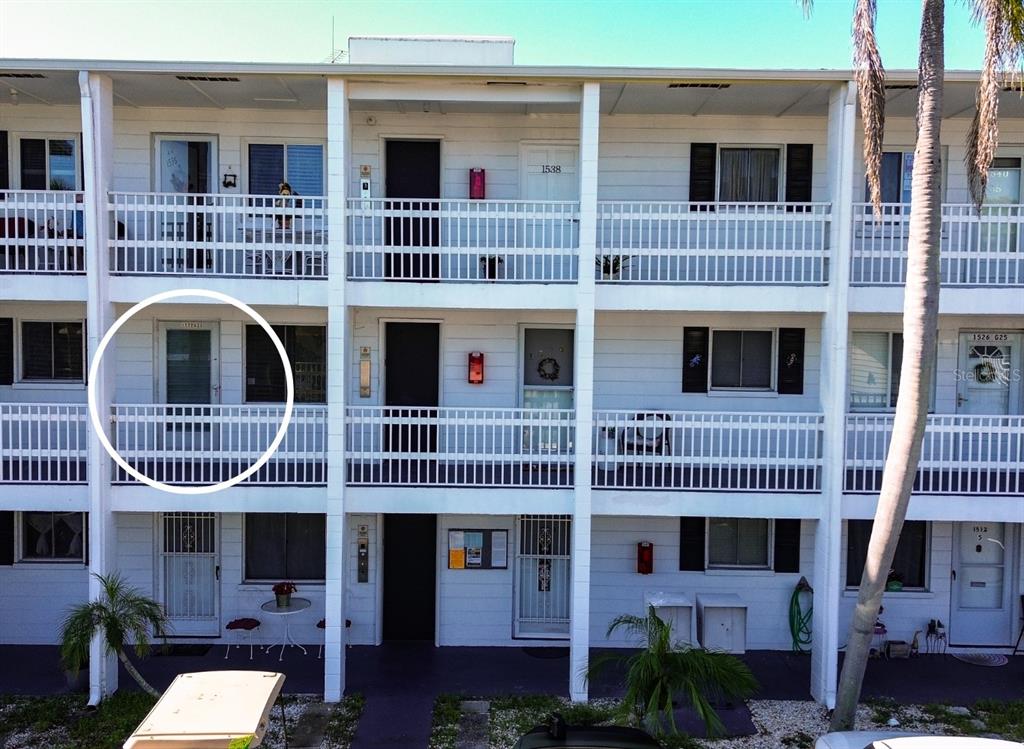 a front view of a house with balcony