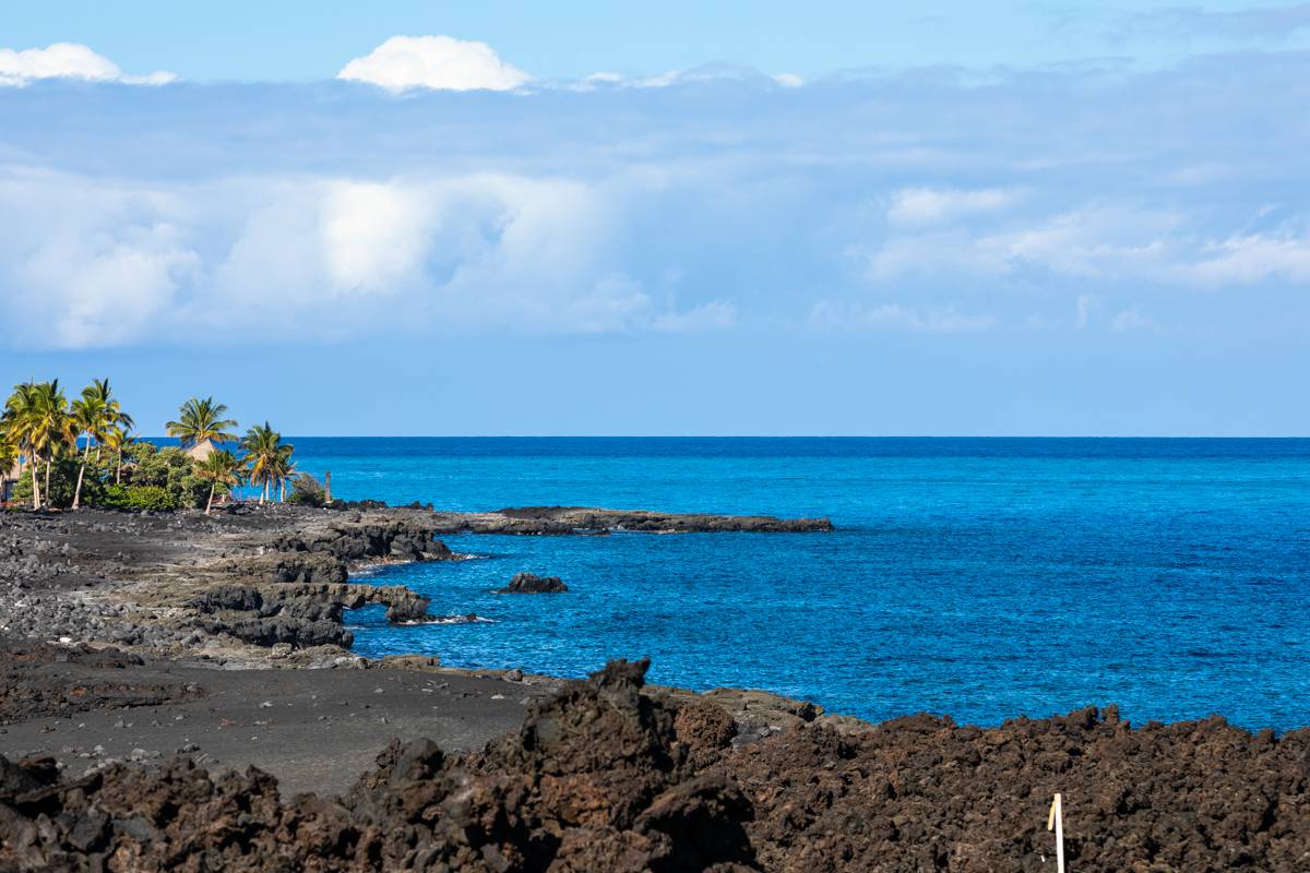 a view of an ocean beach