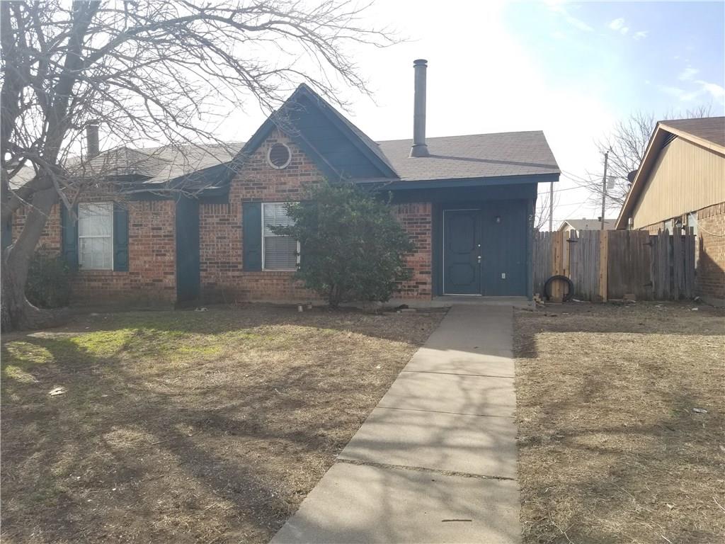 a backyard of a house