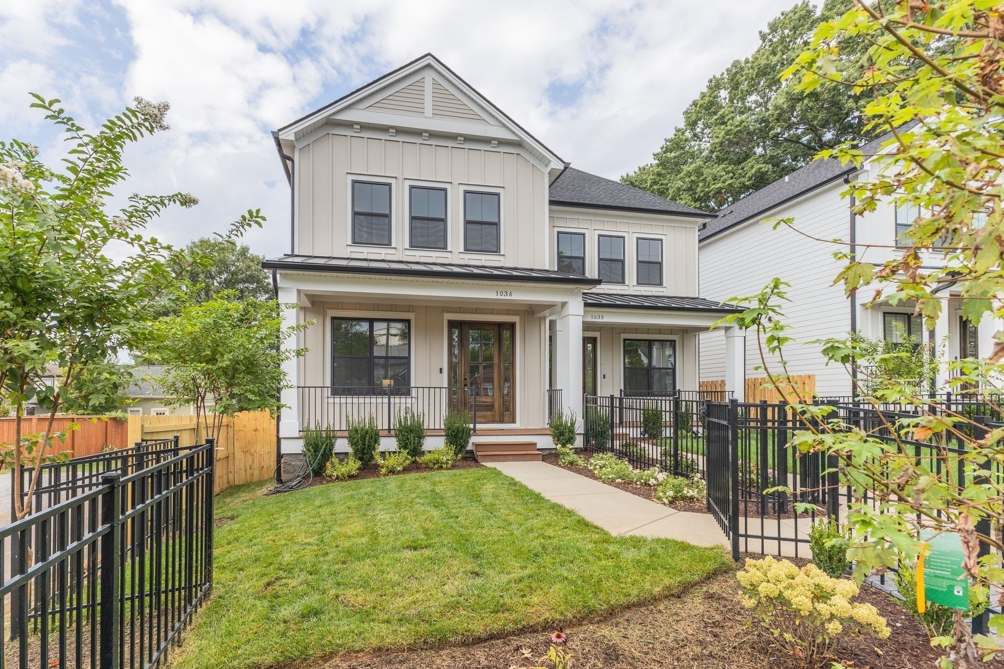 Fully fenced front and back yard.