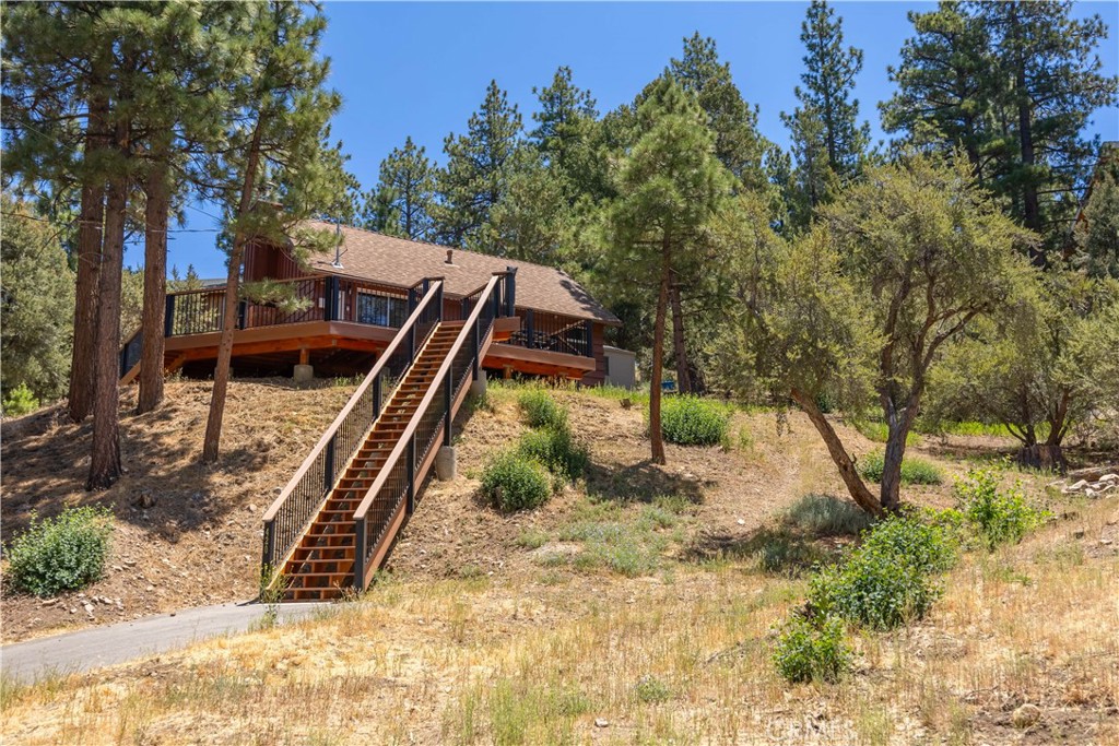 a view of outdoor space and yard