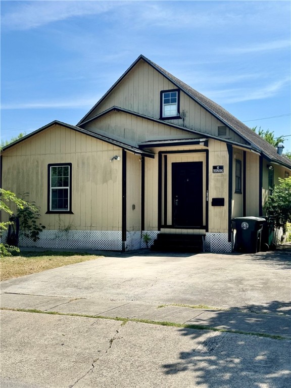 a front view of a house having yard