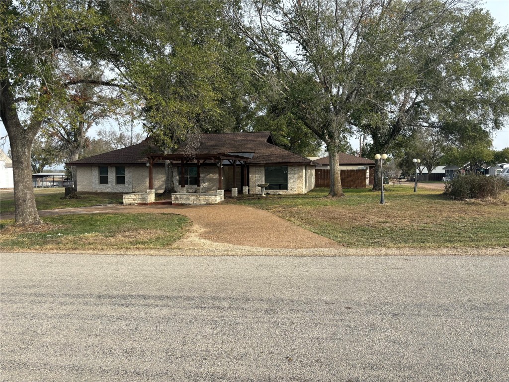 a view of a house with a swimming pool