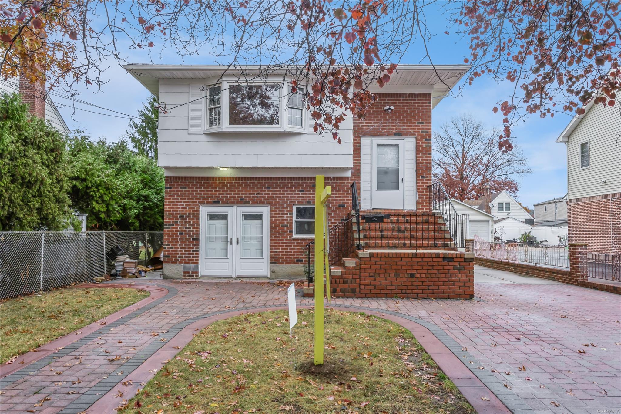 View of front of house featuring french doors