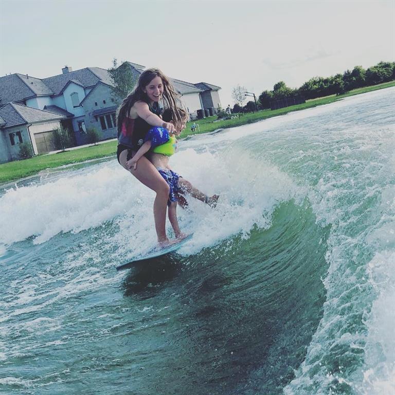 Everyday is a surf day in August Lakes!