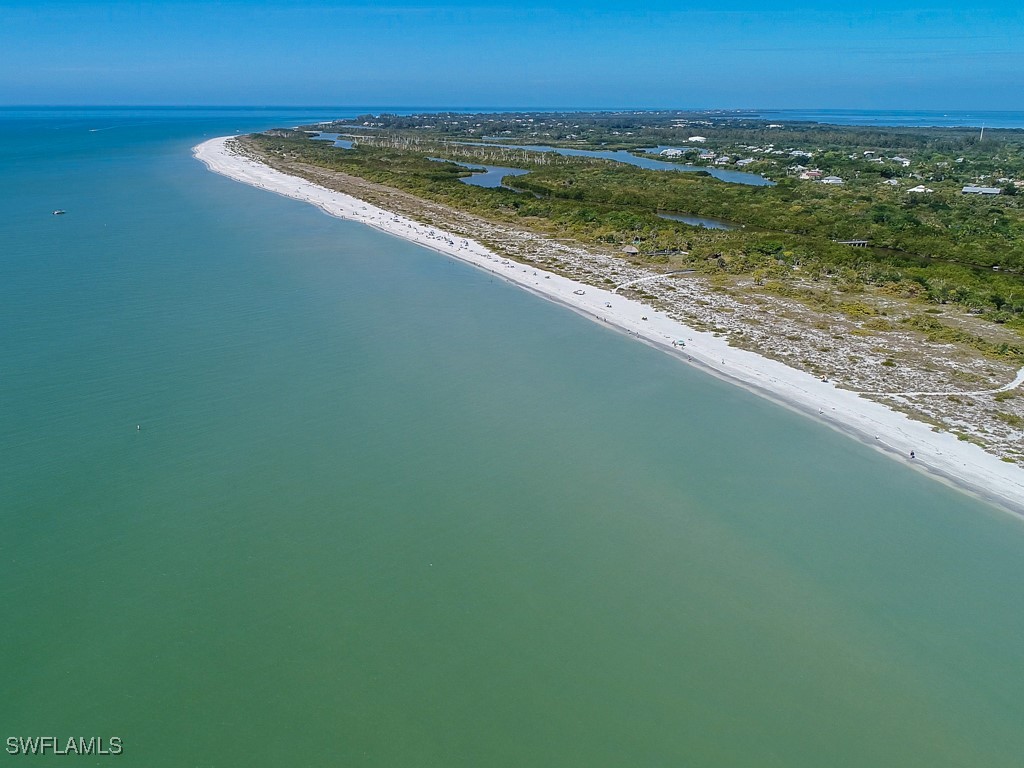 a view of an ocean and beach