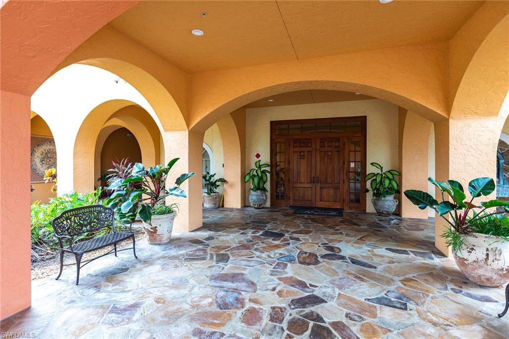 a view of entrance door of house